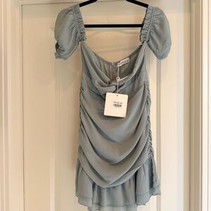 NWT Hello Molly Sage Cap Sleeve Dress